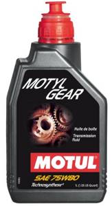 MOTUL MOTYLGEAR 75w80 GL-4/5 1л. п/ синтетическое (для Renault, Peugeot, Citroёn) (масло  трансмиссионное)